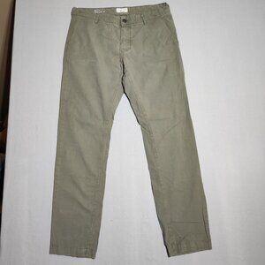 Only & Sons pants men's size W34 L34 olive green colour slim fit straight leg